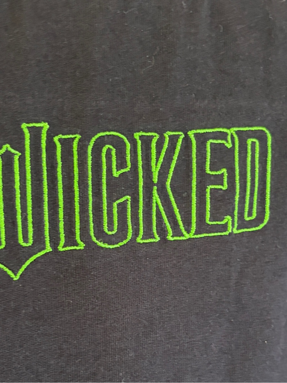 WICKED Mens/unisex black t shirt sz LG - Picture 4 of 5